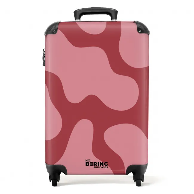 Suitcase - Abstract - Pink shapes