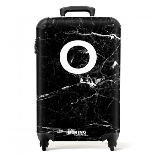 Marble - Letter O - Black - Luxury