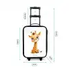 Baby giraffe Kinderkoffer - Zwart klein -productfoto_formaten