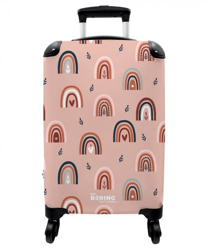 Rosy rainbows Koffer - NBS - Handbagage middel -3d Rosy rainbows Koffer - NBS - Handbagage middel -3d