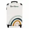Ruwe regenboog aqua NBS - Handbagage koffer - Kinderen Unisex middel -productfoto_recht