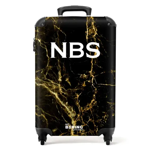 Black marble with golden hues