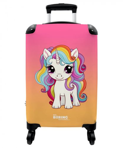 Regenboograkkertje Koffer - NBS - Handbagage middel -3d Regenboograkkertje Koffer - NBS - Handbagage middel -3d