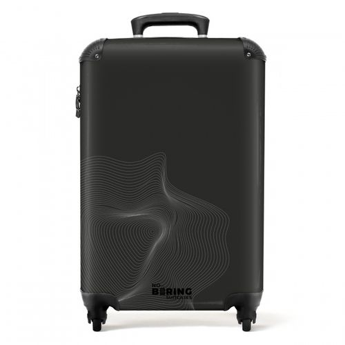 Abstract - Black and white wave pattern