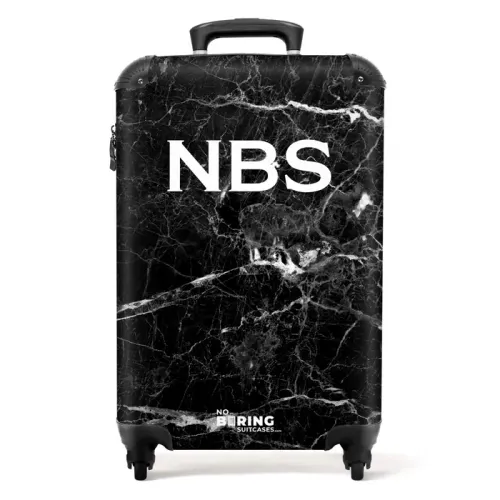 Black marble with white veins
