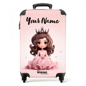 Suitcase with name – Princess Poppy