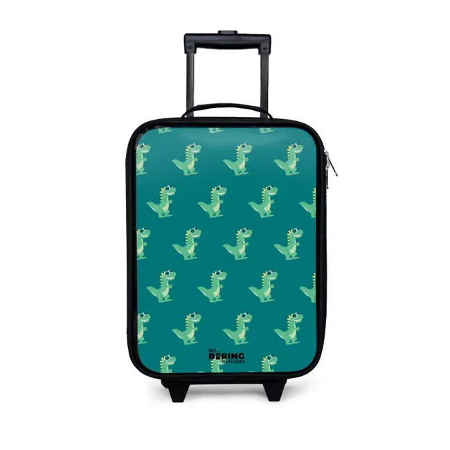 Tyranosaurus specs Kinderkoffer - Zwart klein -3d