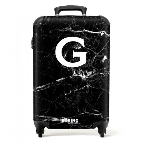 Marble print - Black - Letter G