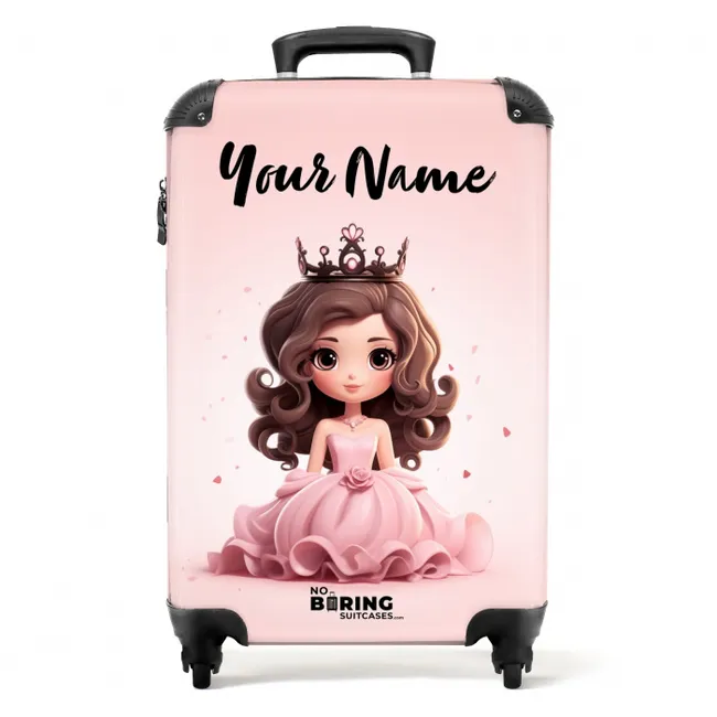 Suitcase with name – Princess Poppy