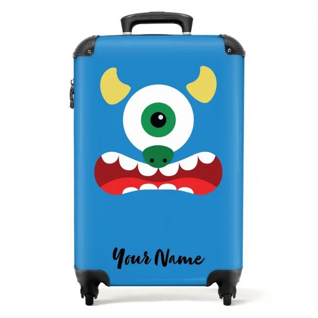 Mustafa monster NBS - Handbagage koffer - Kinderen Unisex middel -productfoto_recht