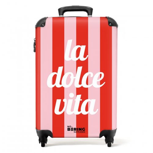Quotes - La dolce vita tomato red and blossom pink