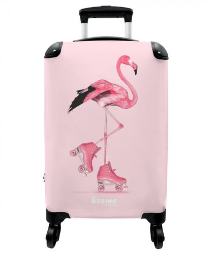 Pink roller flamingo