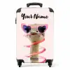 Sierk Struisvogel Roze NBS - Handbagage koffer - Kinderen Unisex middel -productfoto_recht