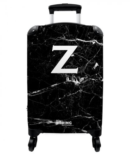 Marble look - Letter Z - Black