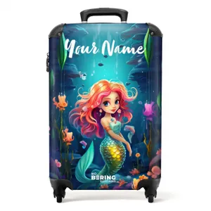 Suitcase with name – Coral Queen