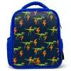 Bliksemsnelle raptors Kinderrugzak - Blauw middel -3d