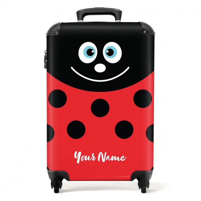 Lilly lieveheersbeestje NBS - Handbagage koffer - Kinderen Unisex middel -productfoto_recht