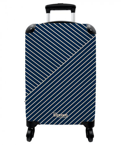 Modern line art blue