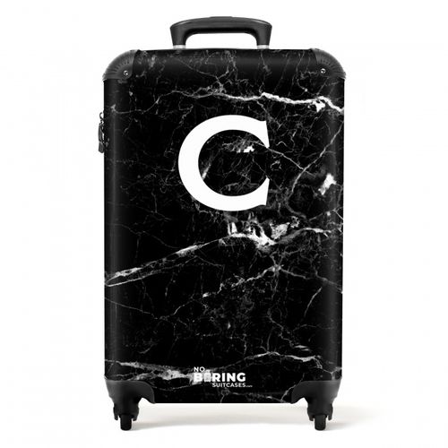 Marble look - Black - Letter C