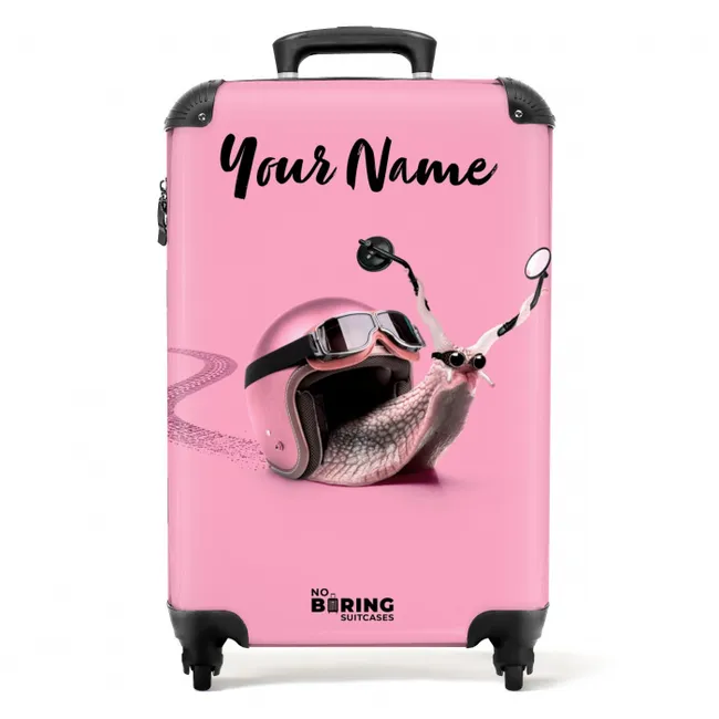 Escar-Go - Roze NBS - Handbagage koffer - Kinderen Unisex middel -productfoto_recht