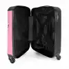 Escar-Go - Roze NBS - Handbagage koffer - Kinderen Unisex middel -binnenkant