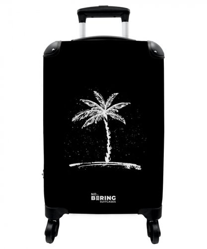 Palm trees - Palm tree on black background