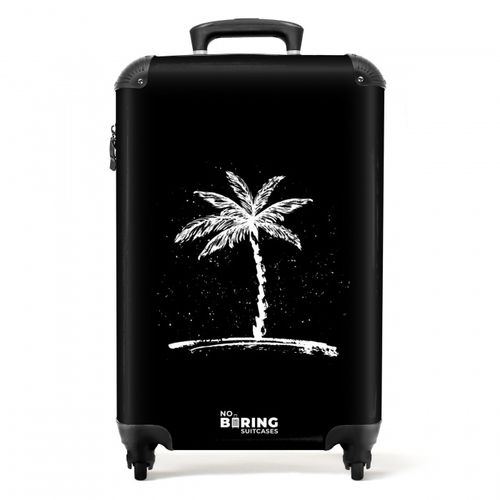 Palm trees - Palm tree on black background