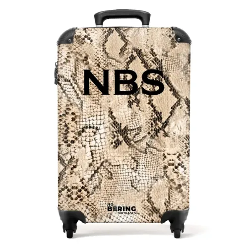 Beige snake pattern