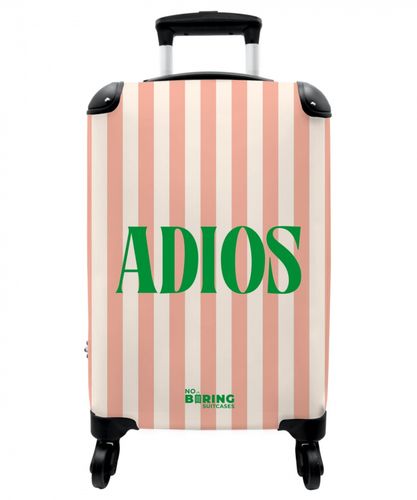 Quotes - Adios salmon pink and cream white