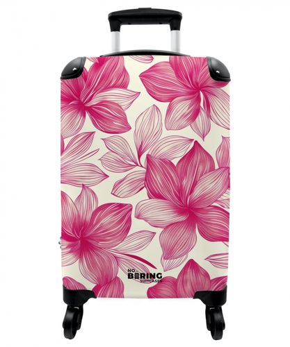 Vintage floral pattern - Pink with cream