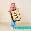 Panda - Step - Geel Kinderkoffer - Zwart klein -sfeer2_UK