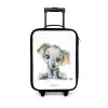 Baby olifant Kinderkoffer - Zwart klein -3d