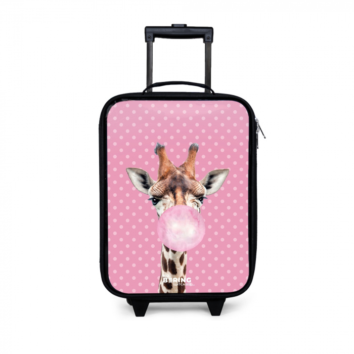 Bubblegum Billy Kinderkoffer - Zwart klein -3d