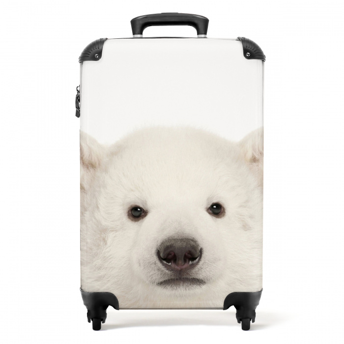 Schattige Ijsbeer NBS - Handbagage koffer - Kinderen Unisex middel -productfoto_recht