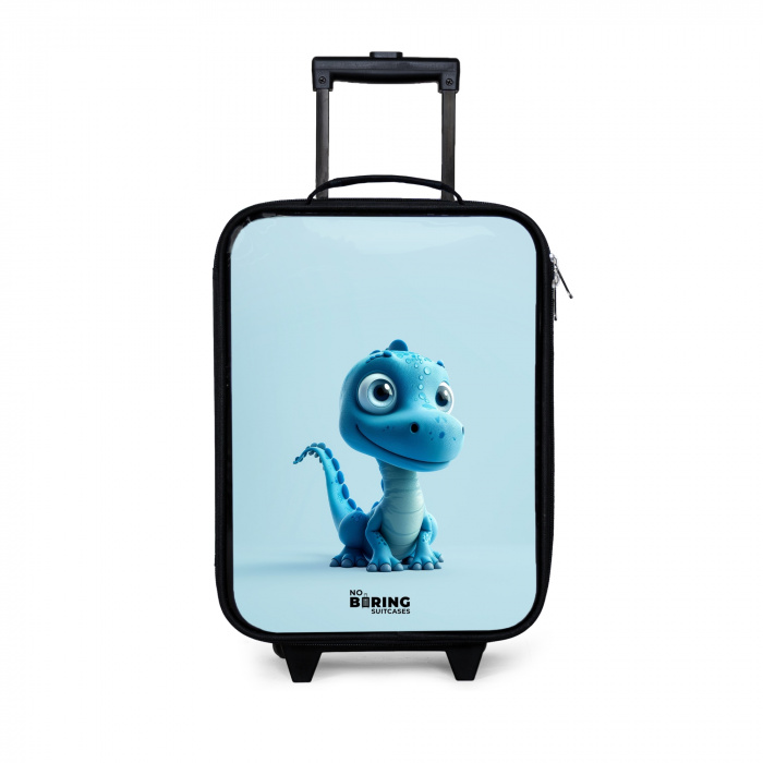 Blije Bronto Kinderkoffer - Zwart klein -3d