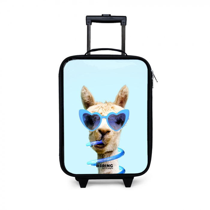 Allard Alpaca Kinderkoffer - Zwart klein -3d