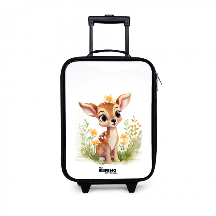 Tilly tuinhertje Kinderkoffer - Zwart klein -3d