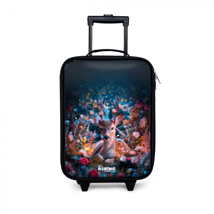 Eduard edelhert Kinderkoffer - Zwart klein -3d