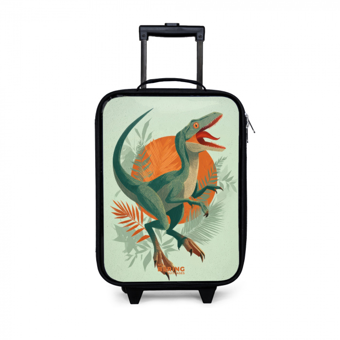 Sluipende jager met bladeren Kinderkoffer - Zwart klein -3d