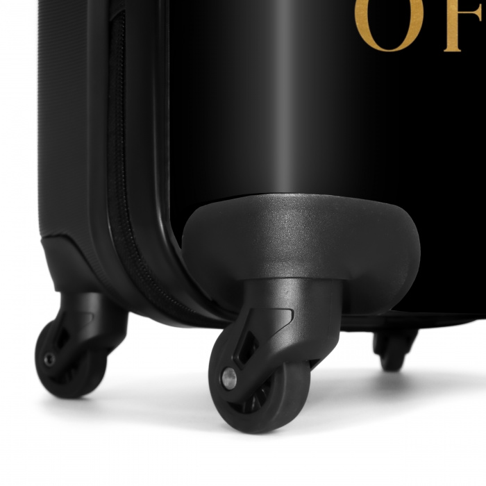 Quotes - Out of office - Gold - Holiday - Black A Suitcase