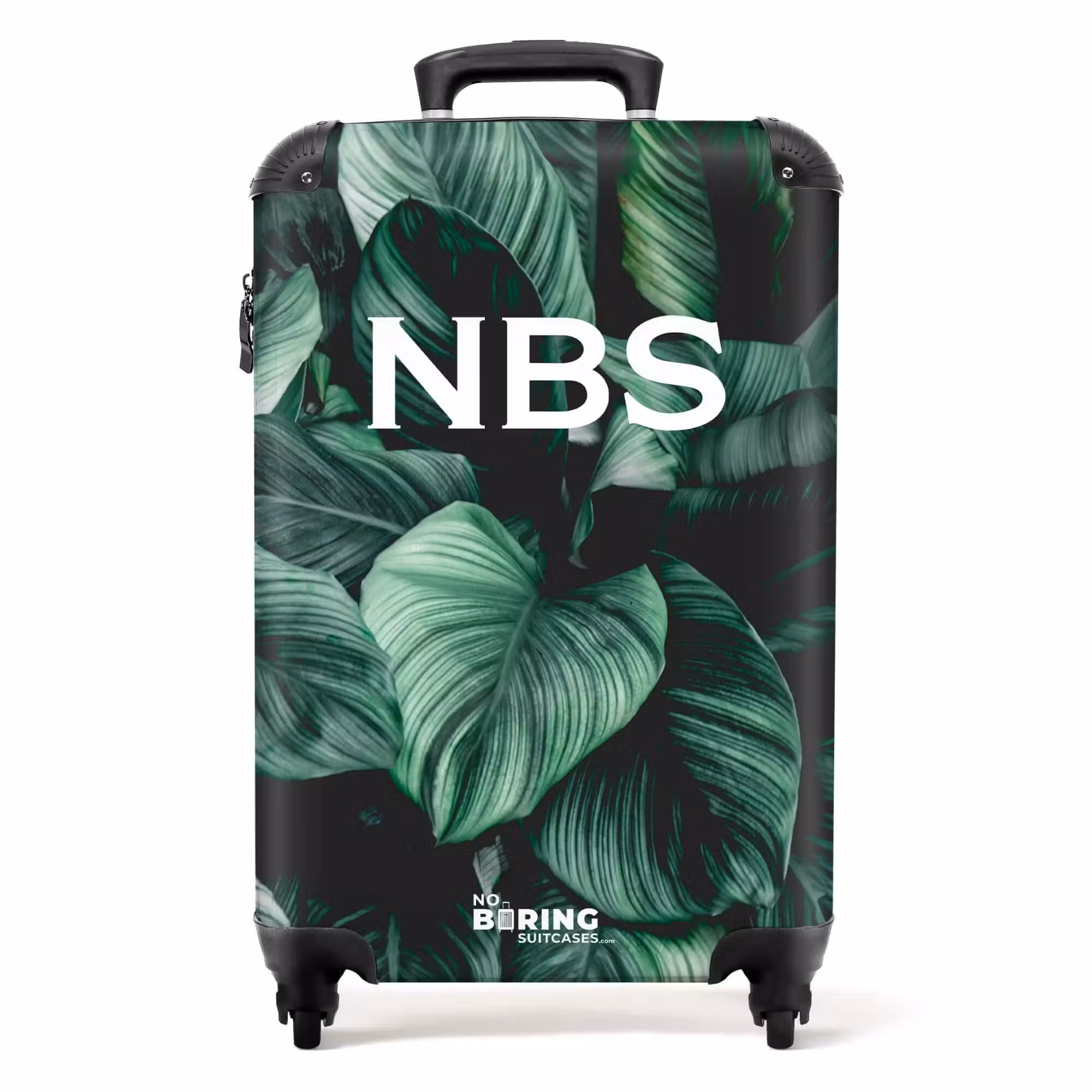 Suitcase - Jungle leaves