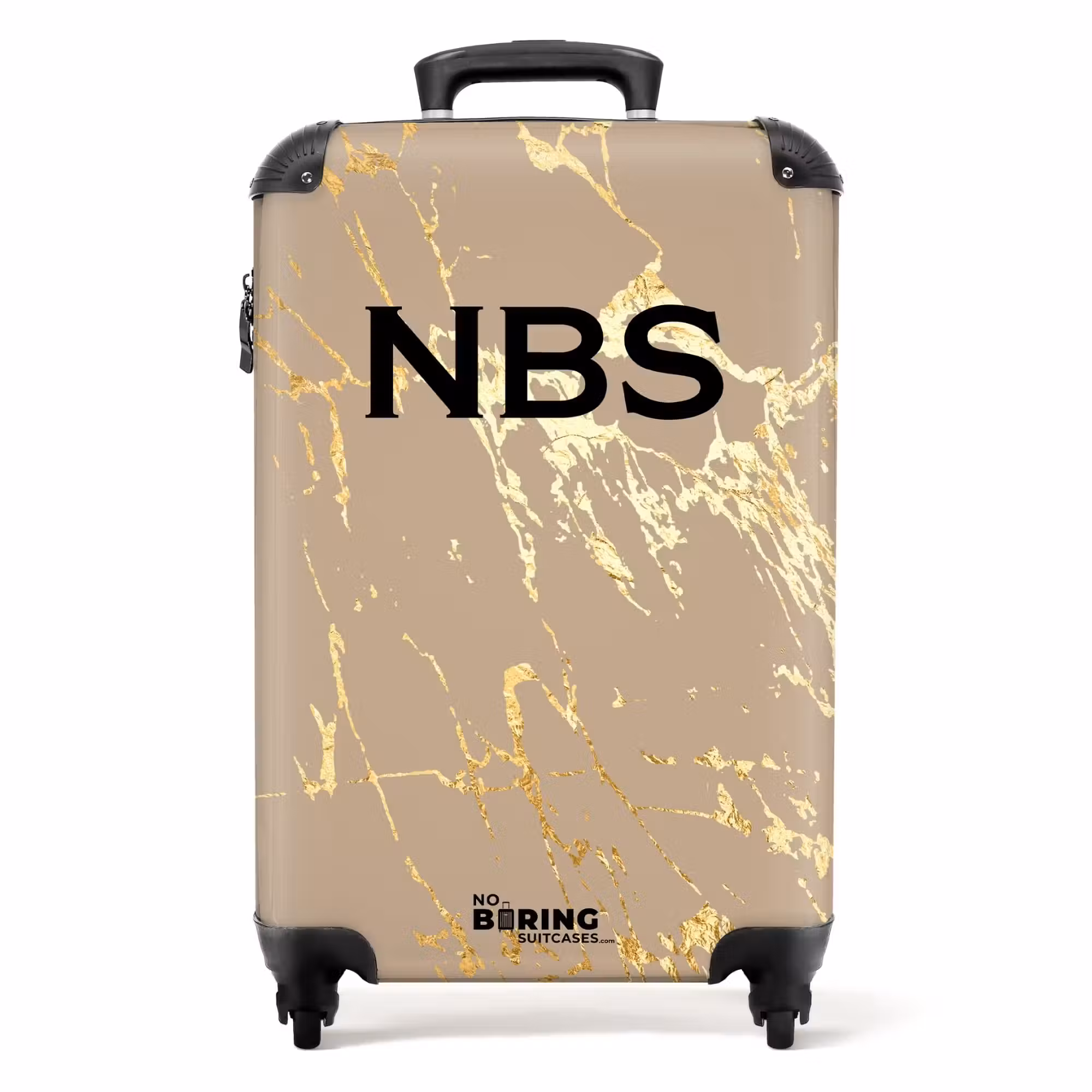 Suitcase - Golden marble accent