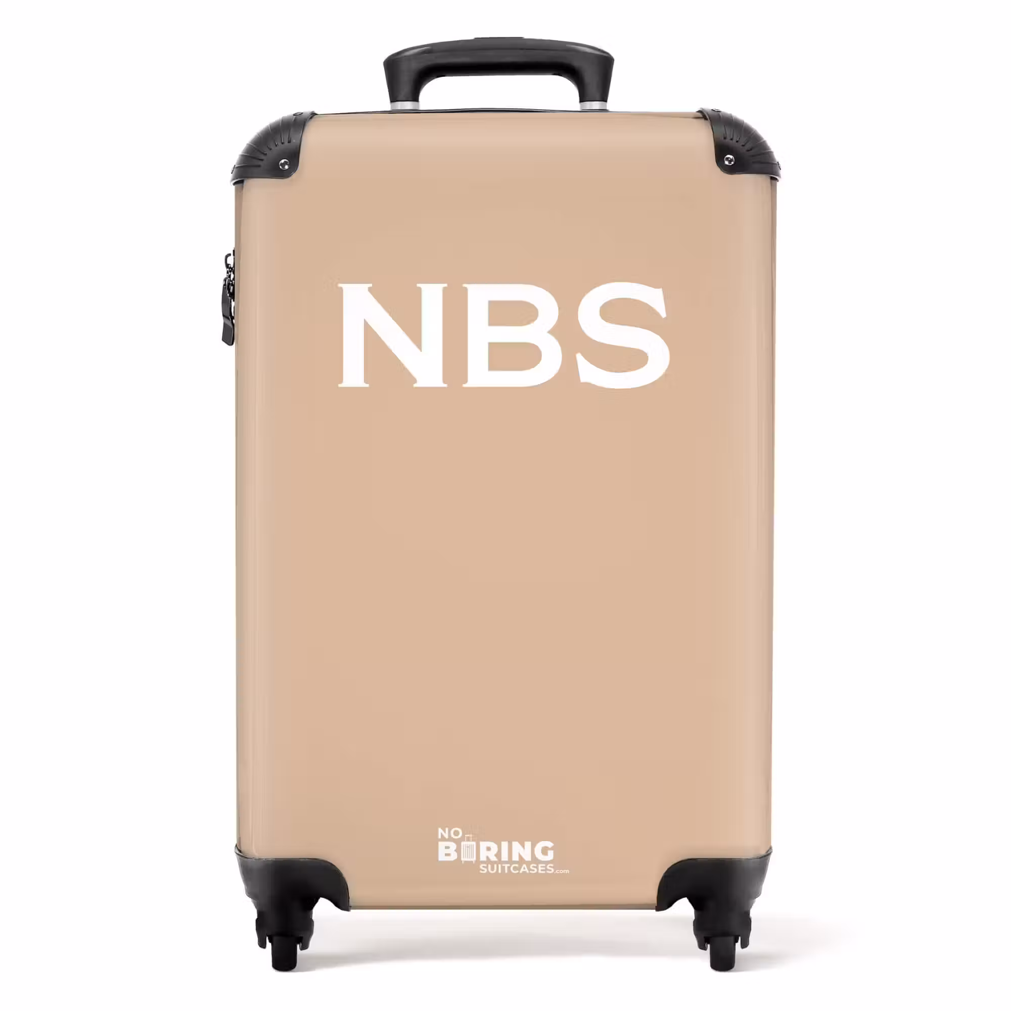 Suitcase - Sandstone with white letters