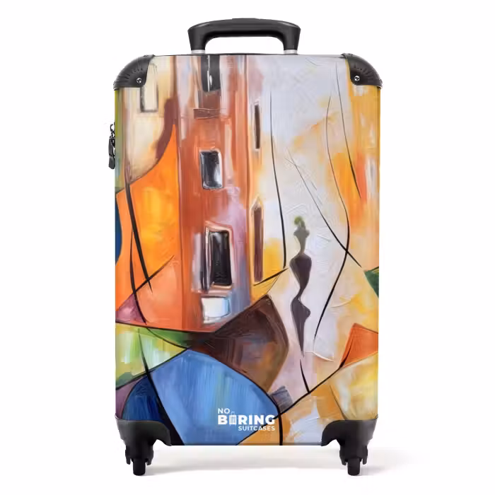 Suitcase - Abstract - Art - Painting - Colors