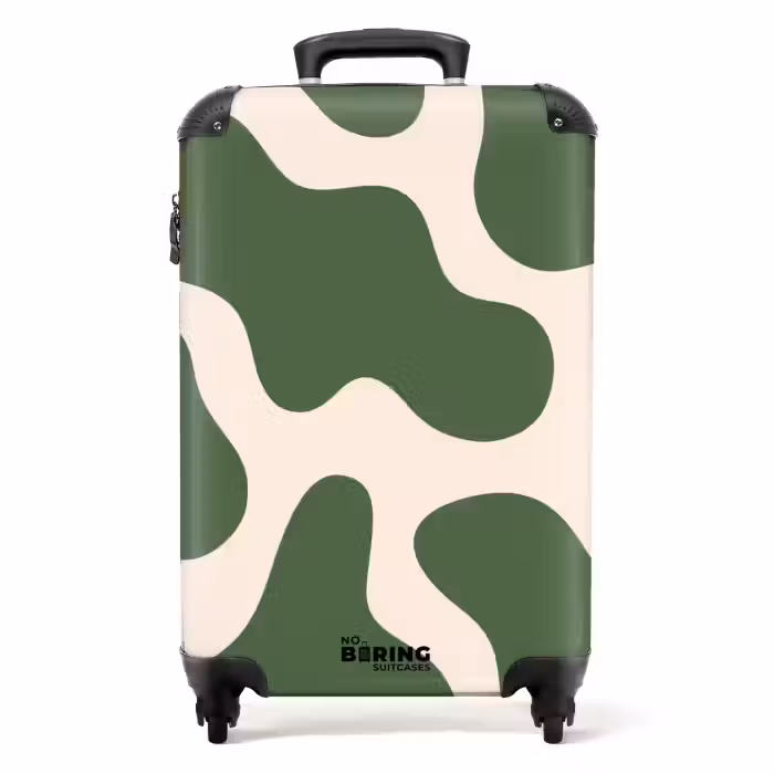 Suitcase - Abstract - Green forms