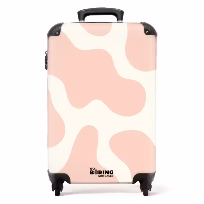 Suitcase - Abstract - Light pink shapes