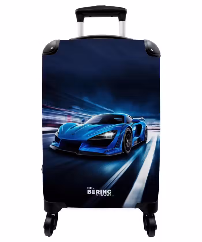 Suitcase - Blue blitz