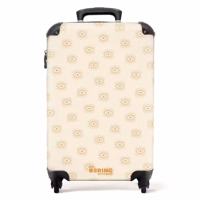 Suitcase - Boho - Sand color pattern