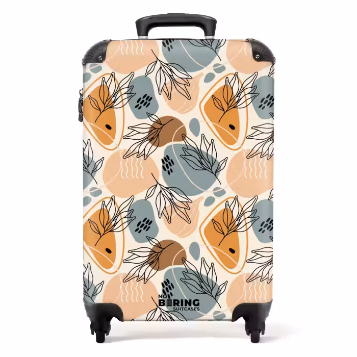 Suitcase - Boho - Soft earth tones