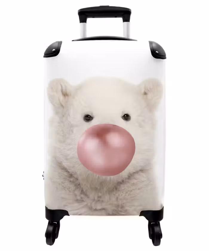 Suitcase - Bubblegum bear